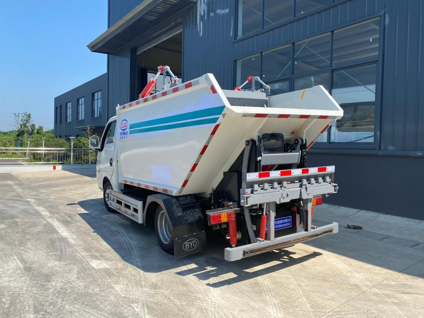 比亞迪T4純電動(dòng)自裝卸垃圾車(chē)